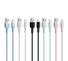 Кабель XO NB212 2.1A USB cable for Type-c (50pcs/Bottle) Мікс mag-6920680829224140327