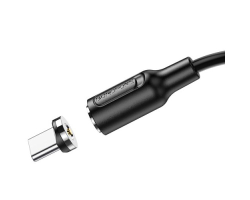 Кабель BOROFONE BX41 Amiable magnetic for Type-C 2.4A/1m чорний mag-6931474738462137588