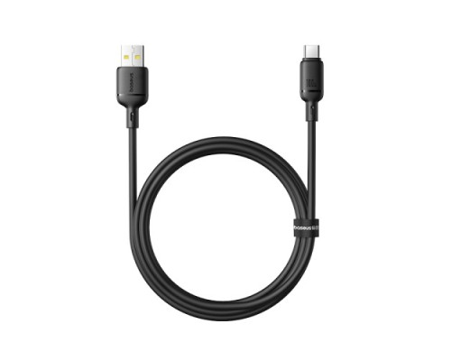 USB кабель Baseus Silky Series USB to Type-C 100W 1m Black P10377703113-00 mag-6932172668747142739