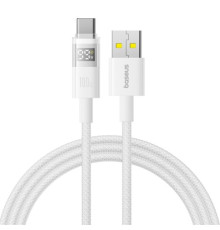 USB кабель Baseus Display 2 Fast Charging Data Cable USB to Type-C 100W 1m White P10382701211-00 mag-6932172682361135364