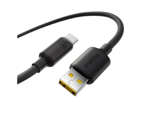 USB кабель Baseus Foamed Silicone USB to Type-C 100W 1m Black E0426800 mag-6932172693961145758