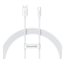 USB кабель Baseus Superior Series Fast Charging Cable USB to Type-C 100W 1.5m White P10320102214-02 mag-6932172631963134753