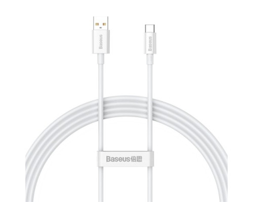 USB кабель Baseus Superior Series Fast Charging Cable USB to Type-C 100W 1.5m White P10320102214-02 mag-6932172631963134753