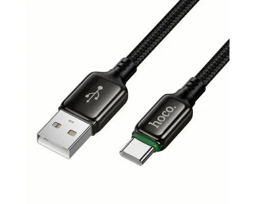 Кабель HOCO X127 Exceed charging data cable Type-C Black mag-6942007675604153966