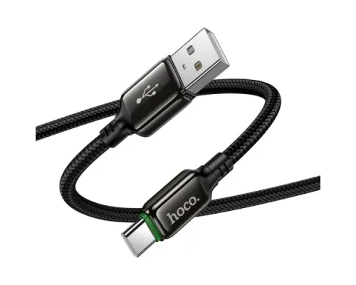 Кабель HOCO X127 Exceed charging data cable Type-C Black mag-6942007675604153966
