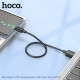 Кабель HOCO X96 Hyper 27W charging data cable Type-C(L=0.25M) Black mag-6942007609401134920