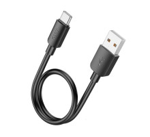Кабель HOCO X96 Hyper 27W charging data cable Type-C(L=0.25M) Black mag-6942007609401134920