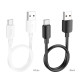 Кабель HOCO X96 Hyper 27W charging data cable Type-C(L=0.25M) Black mag-6942007609401134920