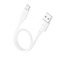 Кабель HOCO X96 Hyper 27W charging data cable Type-C(L=0.25M) White mag-6942007609418153947