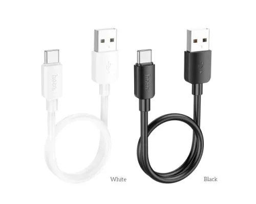 Кабель HOCO X96 Hyper 27W charging data cable Type-C(L=0.25M) White mag-6942007609418153947