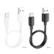 Кабель HOCO X96 Hyper 27W charging data cable Type-C(L=0.25M) White mag-6942007609418153947
