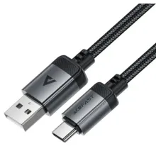 USB кабель ACEFAST C20-04 aluminum alloy USB to Type-C 3A 1.2m Black mag-6974316283782153288