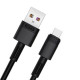 Кабель XO NB-Q166 fast charging usb cable for Type-c 5A/1m Чорний mag-692068087548160215