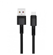 Кабель XO NB-Q166 fast charging usb cable for Type-c 5A/1m Чорний mag-692068087548160215