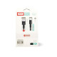 Кабель XO NB-Q166 fast charging usb cable for Type-c 5A/1m Чорний mag-692068087548160215