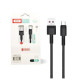 Кабель XO NB-Q166 fast charging usb cable for Type-c 5A/1m Чорний mag-692068087548160215