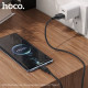 Кабель HOCO X90 Cool silicone charging data cable for Type-C/3A/1m. Black mag-6931474788443138113