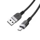 Кабель HOCO X109 Energy silicone charging data cable Type-C/3A/2m. Black mag-6942007636315152309