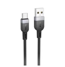 Кабель HOCO X109 Energy silicone charging data cable Type-C/3A/2m. Black mag-6942007636315152309
