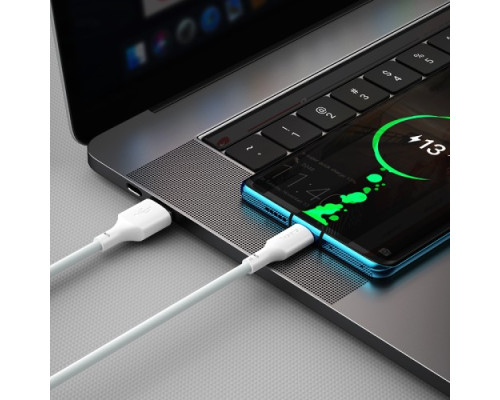 USB кабель Baseus Simple Wisdom Data Cable Kit USB to Type-C 5A (2PCS/Set) 1.5m White TZCATZJ-02 mag-695315623030956014