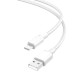 Кабель XO NB249 5A PVC Shiny Colorful Type-C 5A/1M Білий mag-6920680844593132420