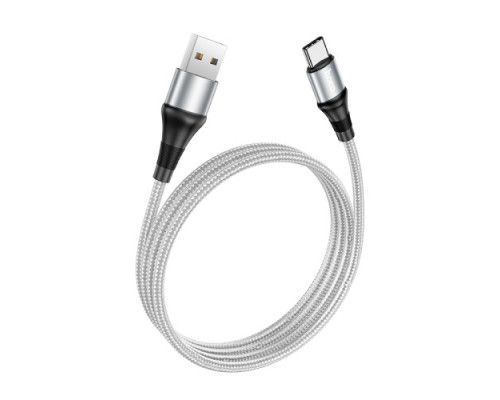 Кабель HOCO X50 Excellent charging data for Type-C 3A/1m. Grey mag-6931474734242139088