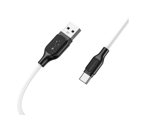 Кабель BOROFONE BX42 Encore silicone for Type-C 3A/1m білий mag-6931474736772139554