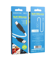 Кабель BOROFONE BX42 Encore silicone for Type-C 3A/1m білий mag-6931474736772139554