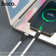 Кабель HOCO X53 Ange silicone charging data for Type-C 3A/1m. White mag-6931474738103138975
