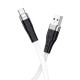 Кабель HOCO X53 Ange silicone charging data for Type-C 3A/1m. White mag-6931474738103138975