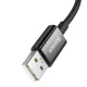 USB кабель Baseus Superior Series (SUPERVOOC) USB to Type-C 65W 1m Black CAYS000901 mag-6932172612917107223