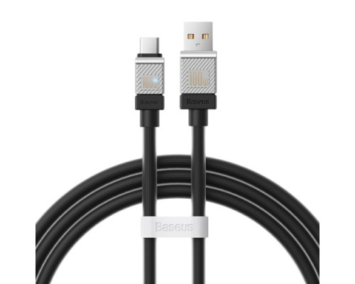 USB кабель Baseus CoolPlay Series Fast Charging Cable USB to Type-C 100W 2m Black CAKW000701 mag-693217262684655975