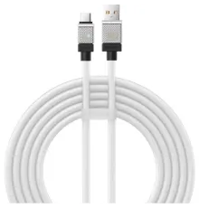 USB кабель Baseus CoolPlay Series Fast Charging Cable USB to Type-C 100W 2m White CAKW000702 mag-6932172626853147469