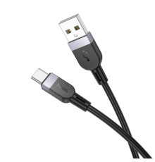 Кабель HOCO X109 Energy silicone charging data cable Type-C/3A/1m. Black mag-6942007636247139640
