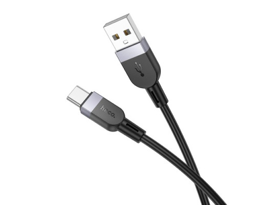 Кабель HOCO X109 Energy silicone charging data cable Type-C/3A/1m. Black mag-6942007636247139640