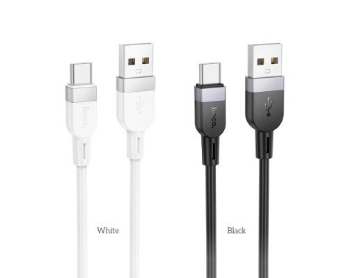 Кабель HOCO X109 Energy silicone charging data cable Type-C/3A/1m. Black mag-6942007636247139640
