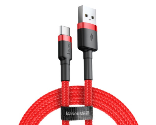 USB кабель Baseus Cafule for Type-C 3A/1m. Red CATKLF-B09 mag-6953156278196135402
