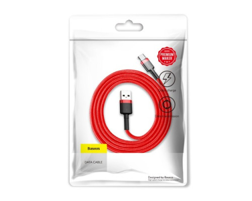 USB кабель Baseus Cafule for Type-C 3A/1m. Red CATKLF-B09 mag-6953156278196135402