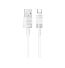 Кабель XO NB282 Brushed Silicone 6A Fast Charging Type-c Data Cable 1m Білий mag-692068086040160200