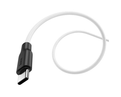 Кабель HOCO X21 Plus Silicone for Type-C 3A/1m. Black&White mag-6931474711915138244