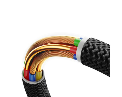 USB кабель Baseus Dura Series USB to Type-C 60W 1m Black-red P10377802U01-01 mag-6932172669911142742