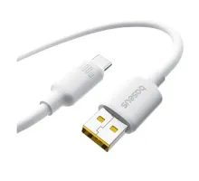 USB кабель Baseus Foamed Silicone USB to Type-C 100W 1m White E0426801 mag-6932172693725145751