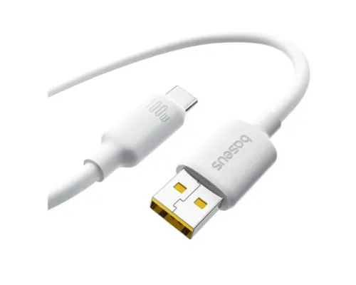 USB кабель Baseus Foamed Silicone USB to Type-C 100W 1m White E0426801 mag-6932172693725145751