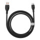 USB кабель Baseus Pudding Series Fast Charging Cable USB to Type-C 100W 1.2m Black P10355703111-00 mag-6932172634063142087