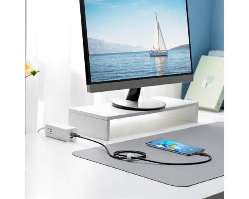 USB кабель Baseus Pudding Series Fast Charging Cable USB to Type-C 100W 1.2m Black P10355703111-00 mag-6932172634063142087