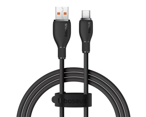 USB кабель Baseus Pudding Series Fast Charging Cable USB to Type-C 100W 1.2m Black P10355703111-00 mag-6932172634063142087