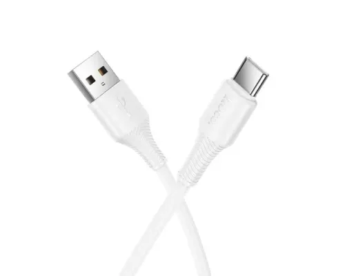 Кабель HOCO X120 Beneficio charging data cable Type-C White mag-6942007658911153867