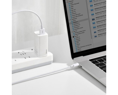 USB кабель Baseus Superior Series Fast Charging Data Cable USB to Type-C 66W 2m White CATYS-A02 mag-6953156205529135375