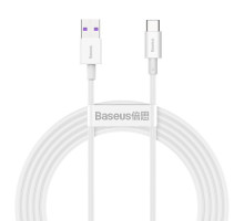 USB кабель Baseus Superior Series Fast Charging Data Cable USB to Type-C 66W 2m White CATYS-A02 mag-6953156205529135375