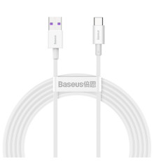 USB кабель Baseus Superior Series Fast Charging Data Cable USB to Type-C 66W 2m White CATYS-A02 mag-6953156205529135375